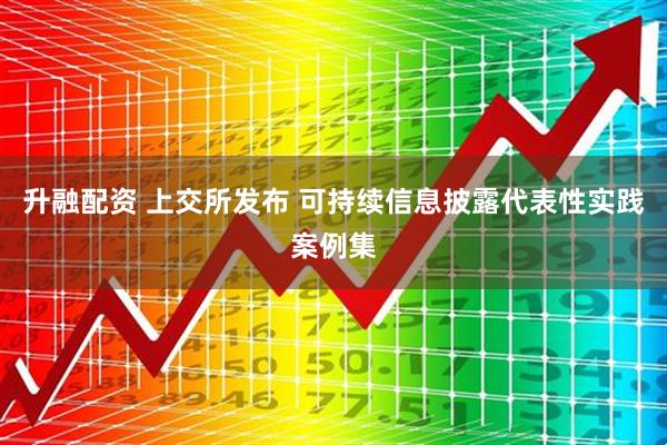 升融配资 上交所发布 可持续信息披露代表性实践案例集